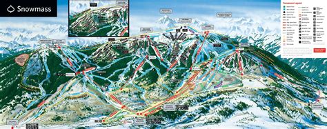Ski runs at Snowmass