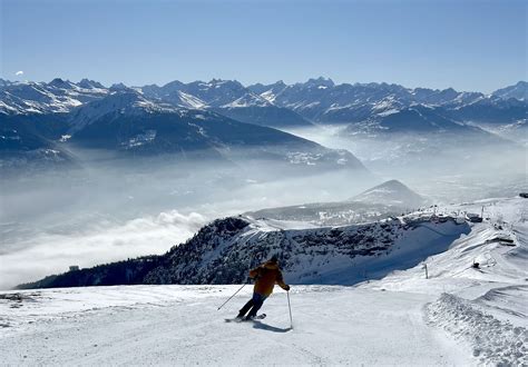 Ski touring in Crans-Montana