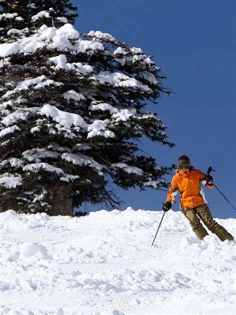 Skiing at The Canyons