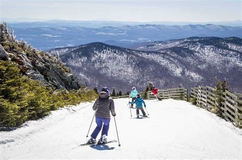 Skiing in Jay Peak, Vermont