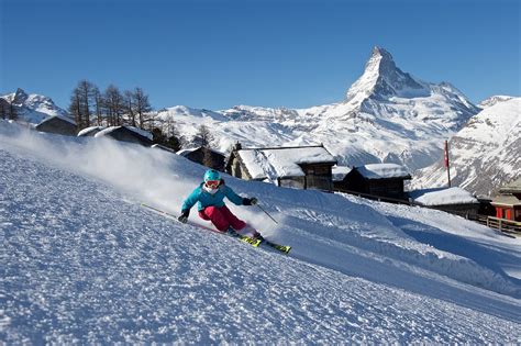 Skiing in Zermatt