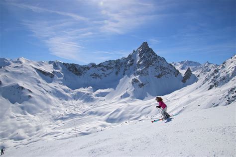Skiing in the Alps