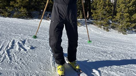 Skiing in the Mammut Haldigrat HS Bibs
