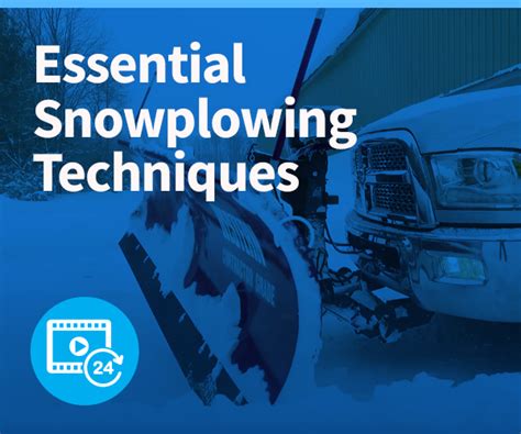 Snow Plowing Techniques