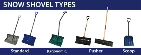 Snow Shovel Types