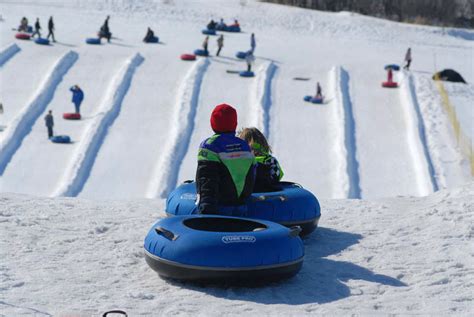 Snow Tubing at Elm Creek