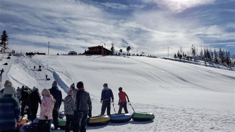 Snow Tubing at Fraser Tubing Hill