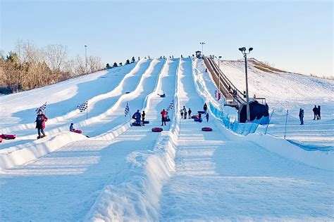 Snow Tubing at Hawk Island Park