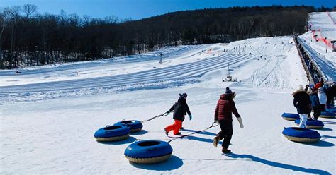 Snow Tubing at West Mountain