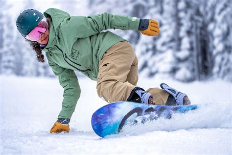 Snowboarder in Burton Jacket