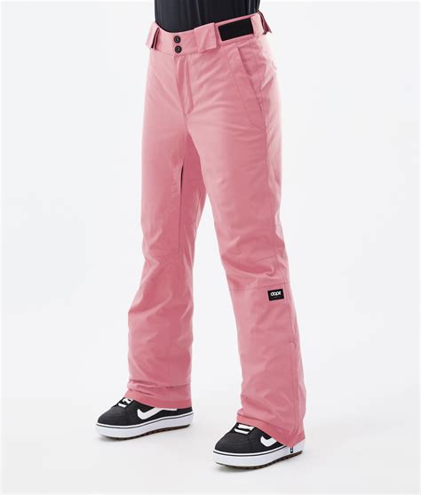 Snowboarder in pink pants