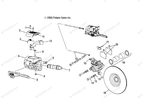 Snowmobile Brake System Diagram