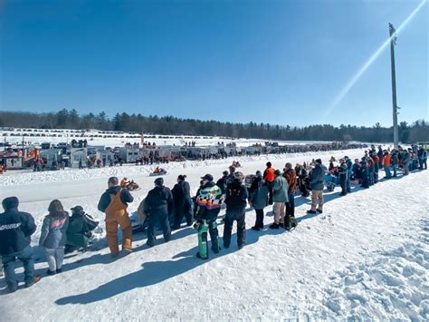 Snowmobile Race Spectators