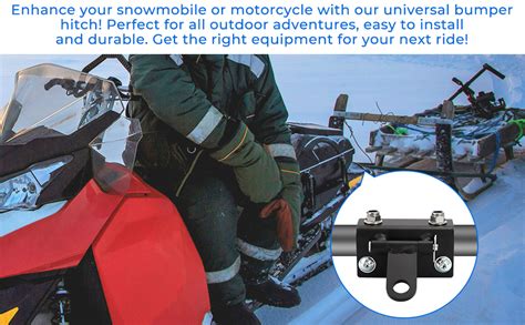 Snowmobile Receiver Hitch Installation