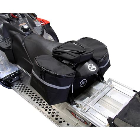 Snowmobile Saddlebags on a Snowmobile