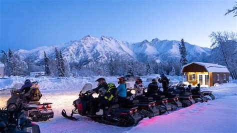 Snowmobile Trails in Alaska