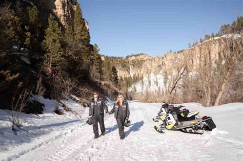Snowmobile Trails in Black Hills