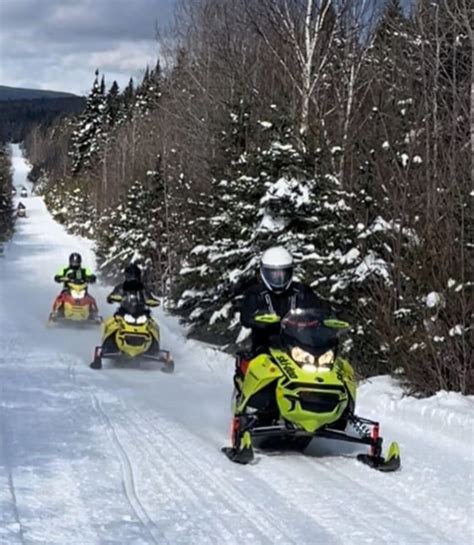 Snowmobile Trails in Maine