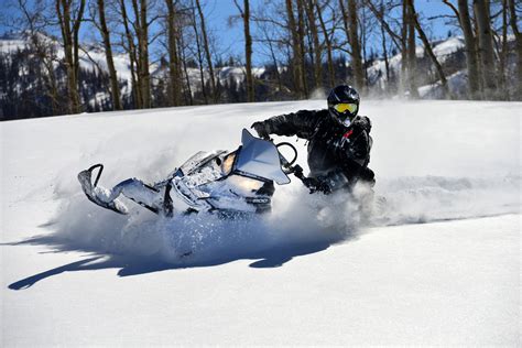 Snowmobiling