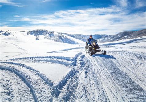 Snowmobiling in Bozeman