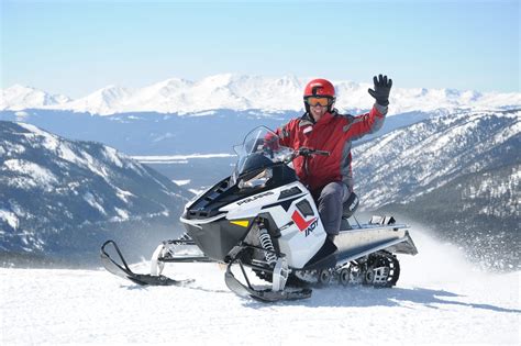 Snowmobiling in Leadville, Colorado