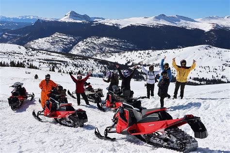 Snowmobiling in the Colorado Backcountry