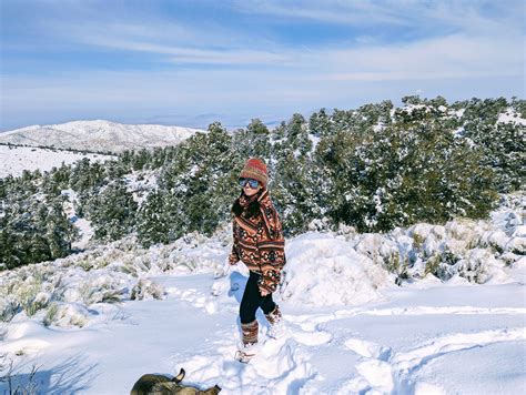 Snowshoeing in Big Bear