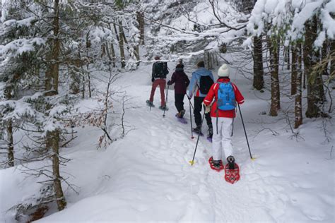 Snowshoeing in Winter