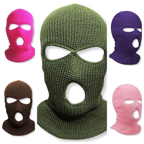 Three-hole ski mask