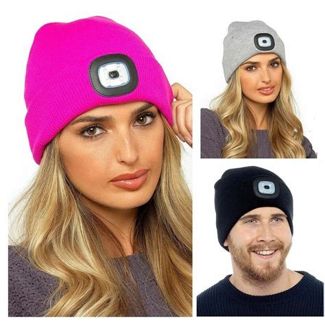 Toboggan Hat with LED Light