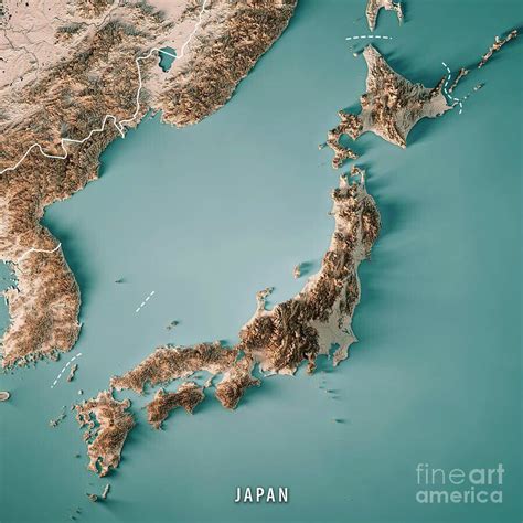 Topography of Japan
