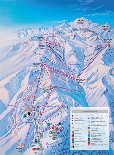 Valle Nevado Terrain