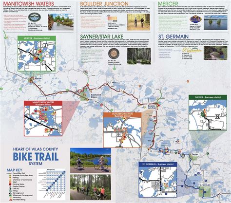 Vilas County Trail Map