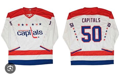Washington Capitals Jersey Evolution