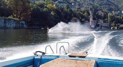 Waterskiing at Lake Como in 1962