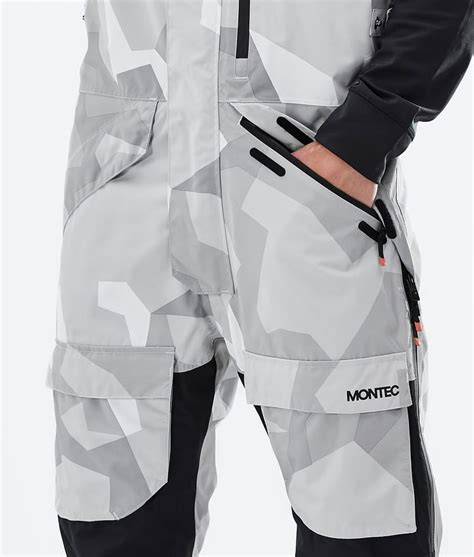 White Camouflage Ski Pants