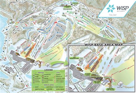 Wisp Ski Resort Trail Map
