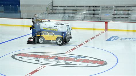 Zamboni at Comerica Park